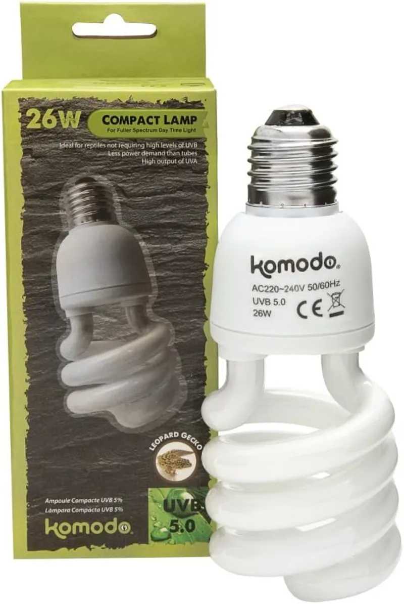 Komodo UVB 5.0 26w Compact Lamp