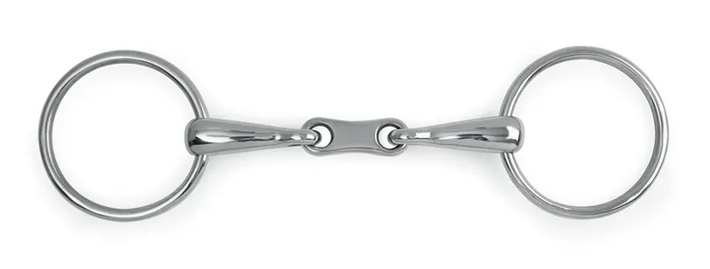 French Link Loose Ring Snaffle STAINLESS STEEL