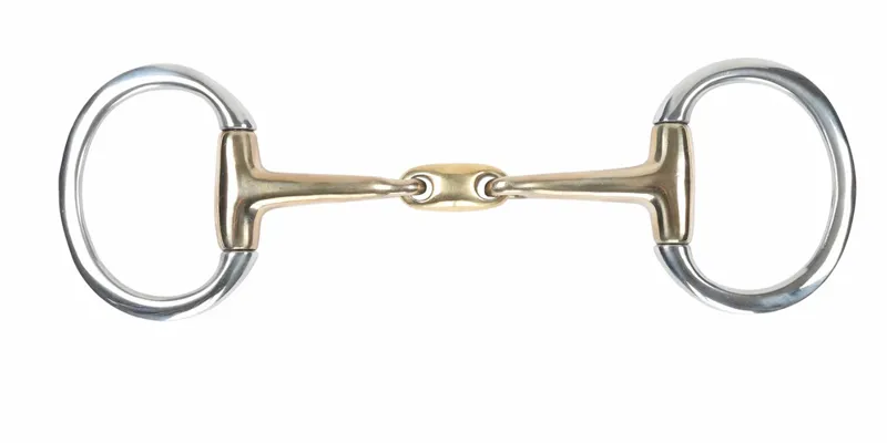 Alloy Flat Ring Lozenge Eggbutt BRASS