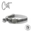 Ancol Reflective Safety Buckle Cat Collar Silver
