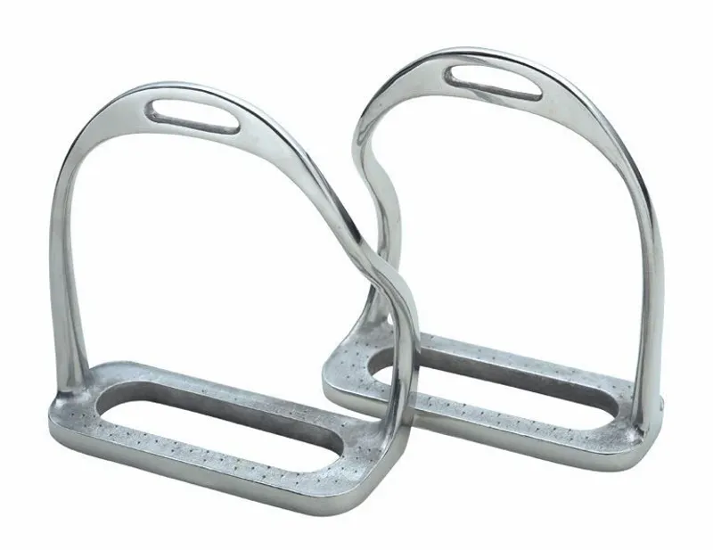 Bent Leg Stirrup Irons STAINLESS STEEL