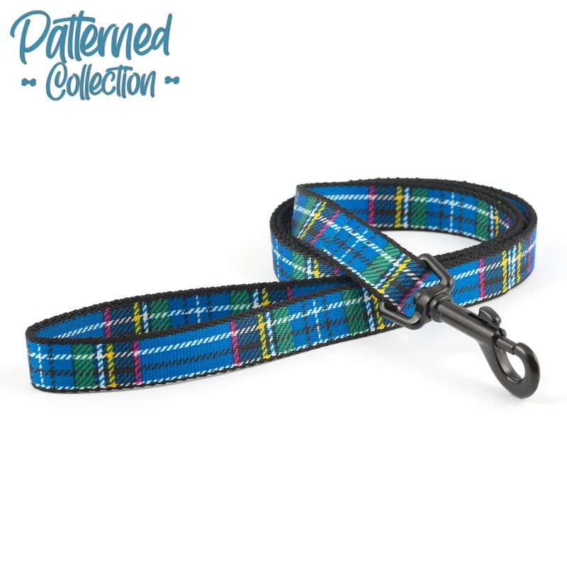 Ancol Tartan Lead Blue 100x1.9cm