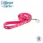 Ancol Reflective Snap Lead Pink Heart 100x1.9cm