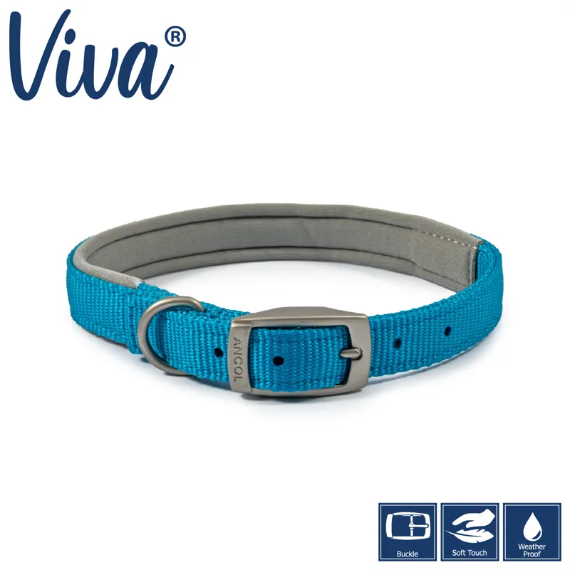 Ancol Viva Padded Collar Blue