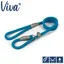 Ancol Viva Reflective Rope Slip Lead Blue