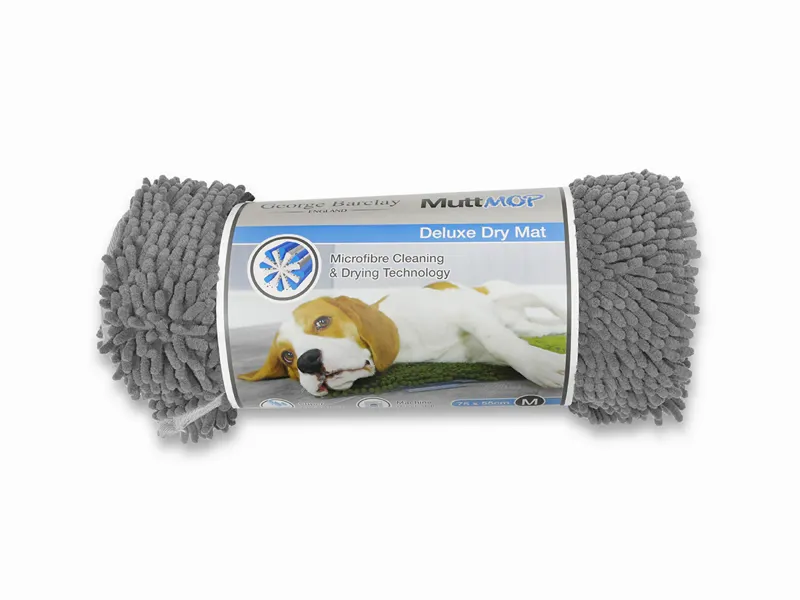 George Barclay MuttMOP Deluxe Dry Mat Grey Medium