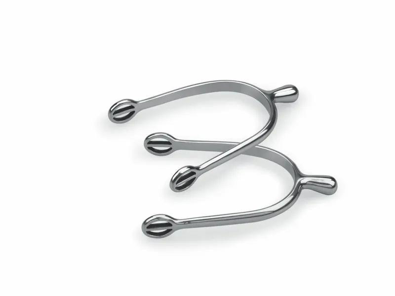 Ball End Spurs - Child STAINLESS STEEL 3/4