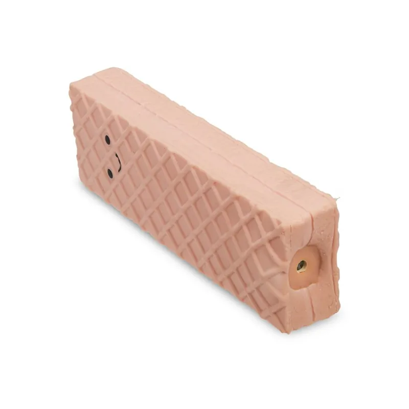 Petface Pink Wafer Latex Dog Toy-5