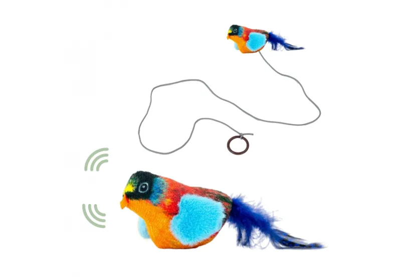 Ancol Chirping Bullfinch Cat Toy