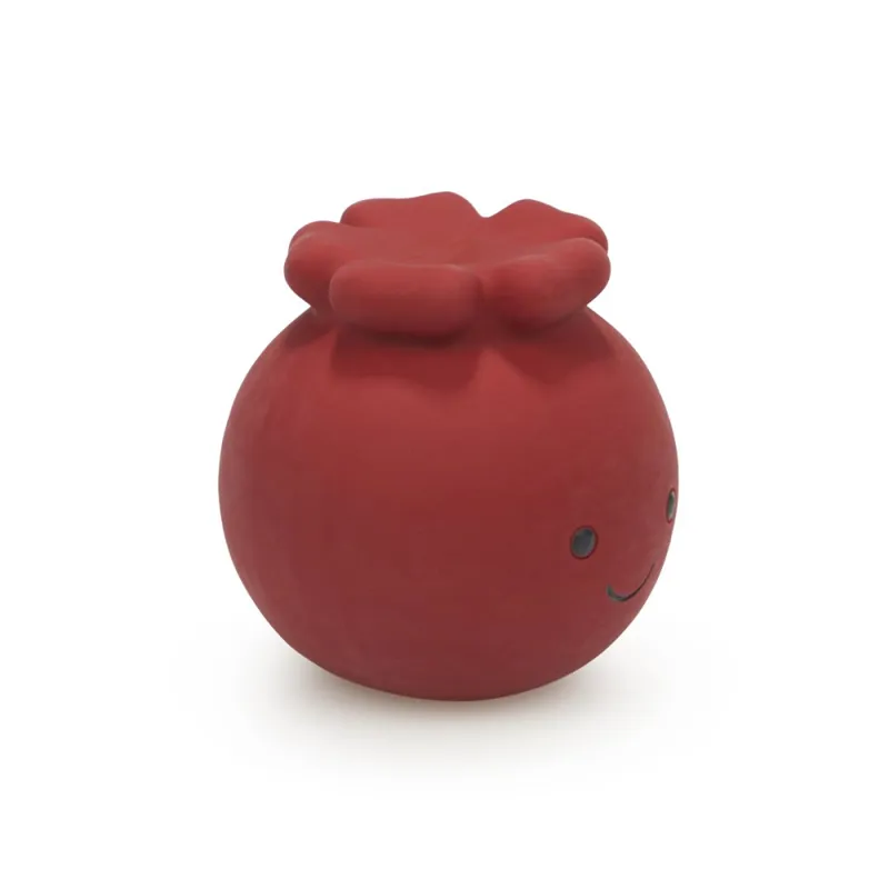 PetFace Foodie Faces Carrie Cranberry Latex Dog Toy-2