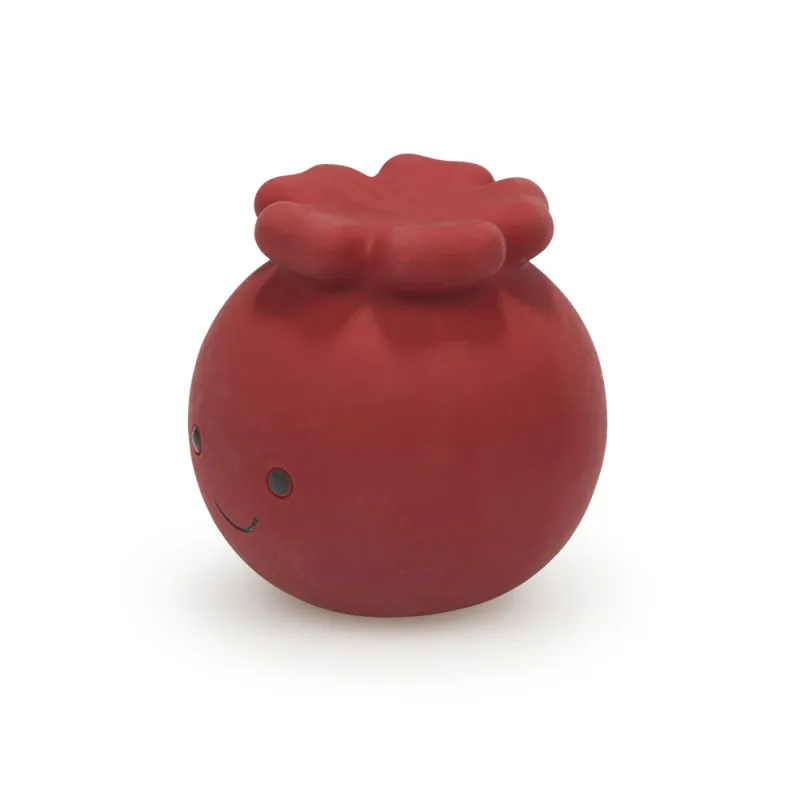 PetFace Foodie Faces Carrie Cranberry Latex Dog Toy-1