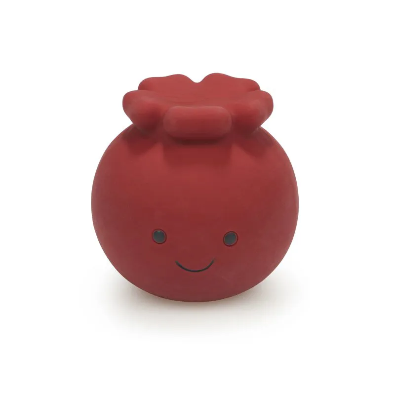 PetFace Foodie Faces Carrie Cranberry Latex Dog Toy
