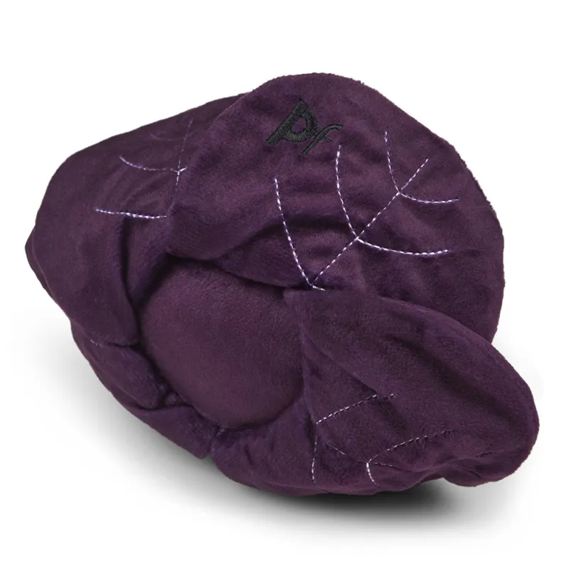 PetFace Foodie Faces Ruby Red Cabbage Plush Dog Toy-3