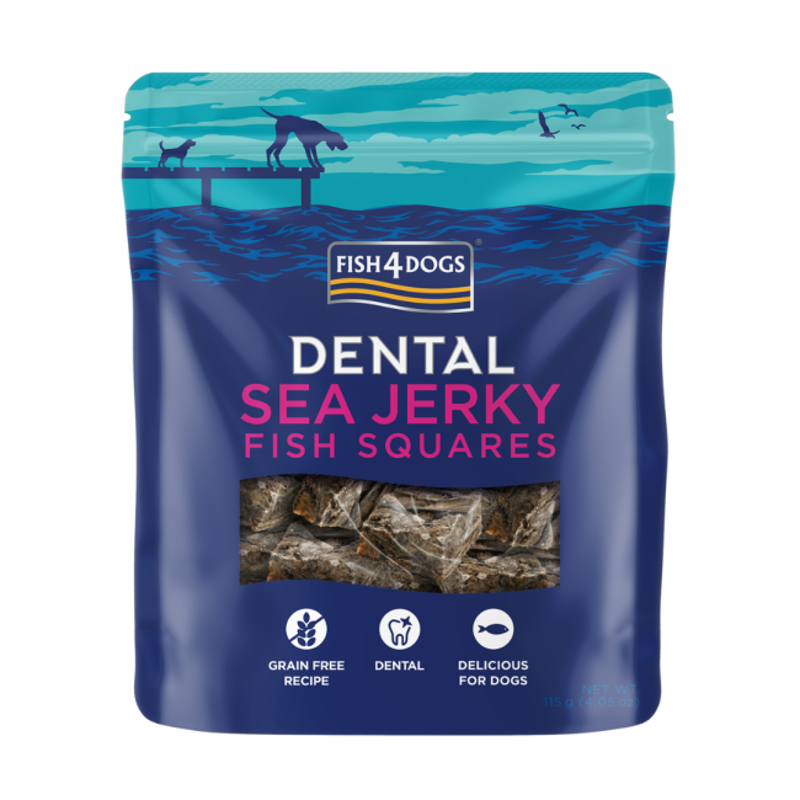 Fish4Dogs Dental Sea Jerky Fish Squares-1