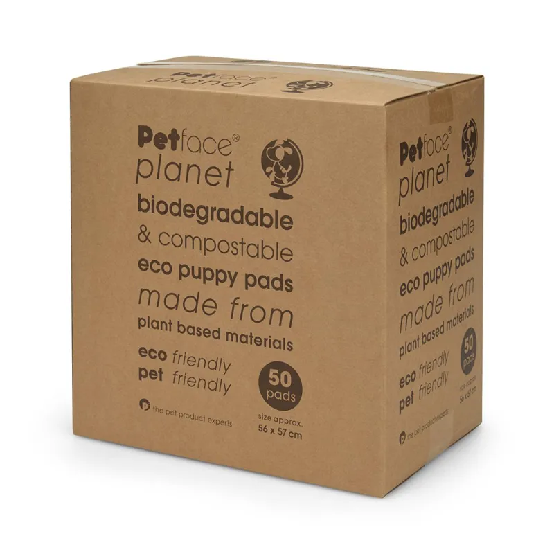 PetFace Planet Eco Puppy Pads 50 Pack-1