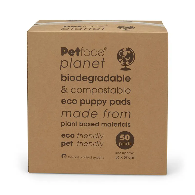 PetFace Planet Eco Puppy Pads 50 Pack