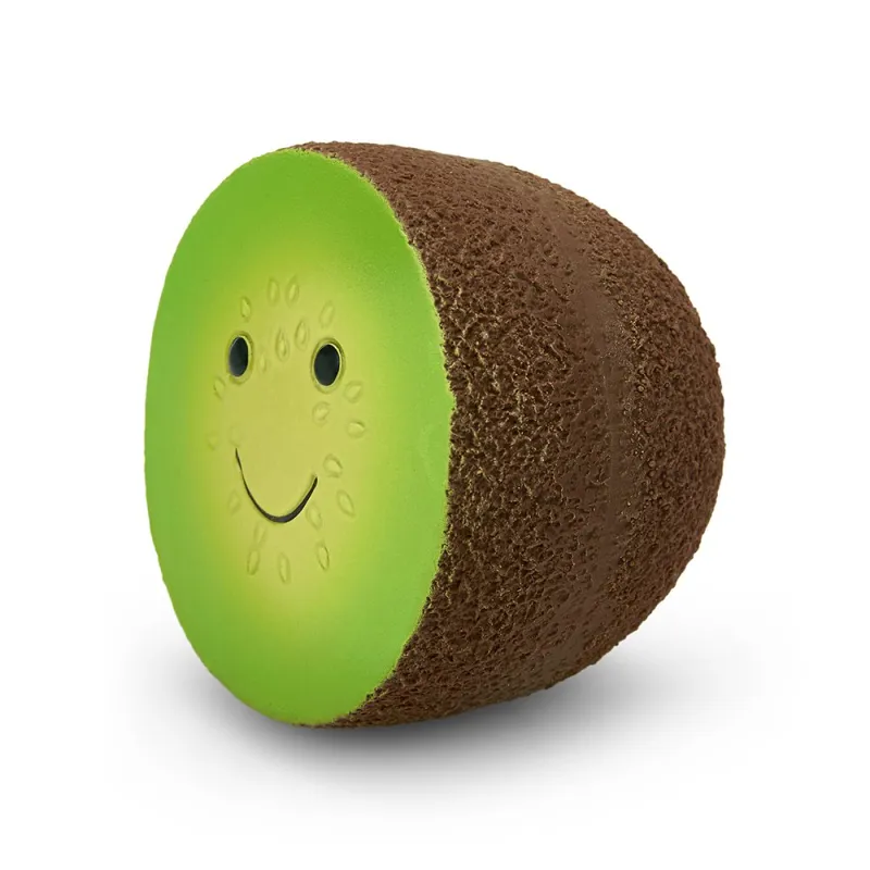PetFace Foodie Faces Latex Kiwi Dog Toy Small-2