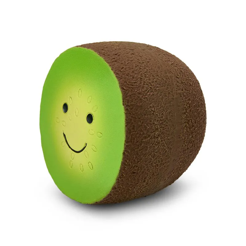 PetFace Foodie Faces Latex Kiwi Dog Toy Large