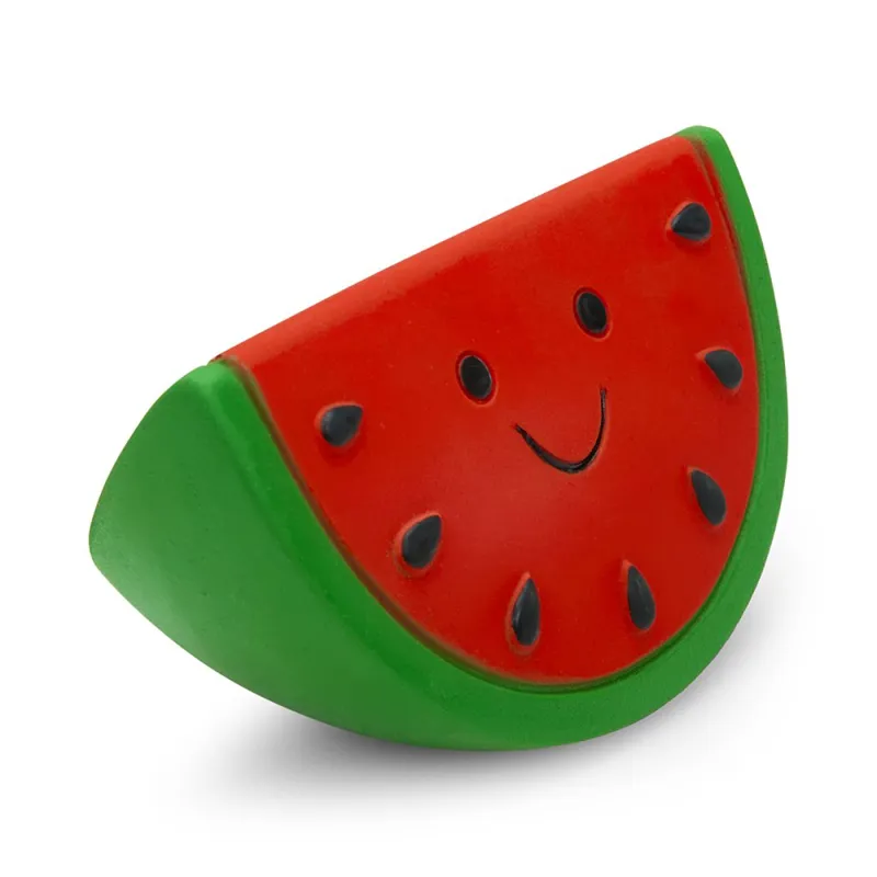 PetFace Foodie Faces Latex Watermelon Dog Toy Small-1