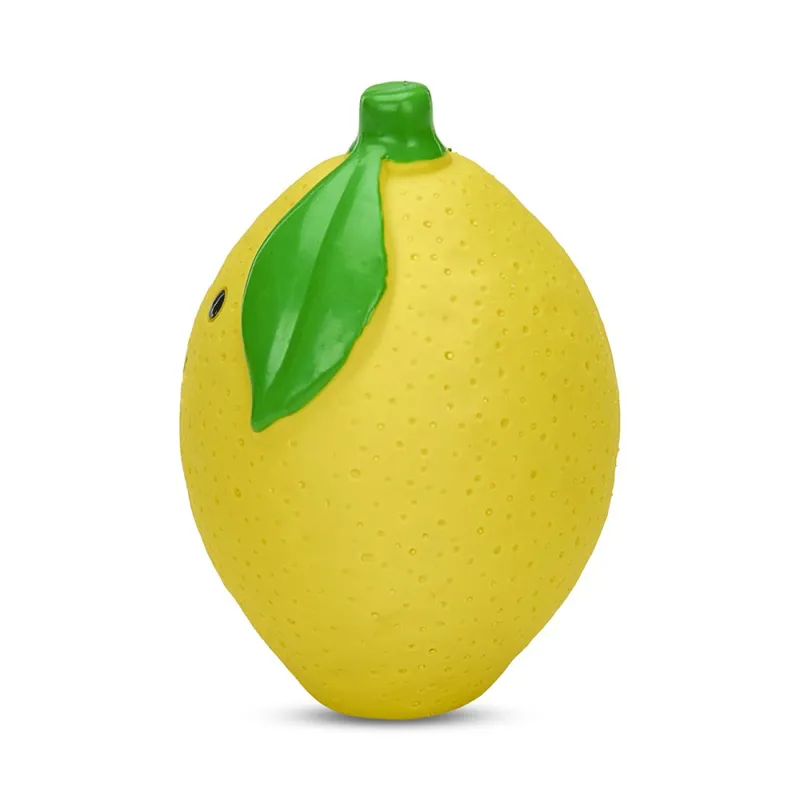 PetFace Foodie Faces Latex Lemon Dog Toy Small-3