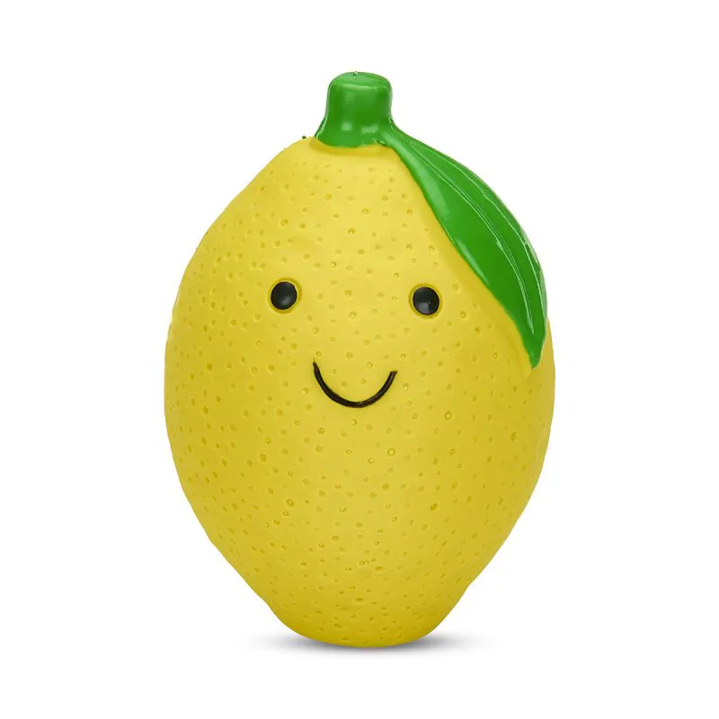 PetFace Foodie Faces Latex Lemon Dog Toy Small