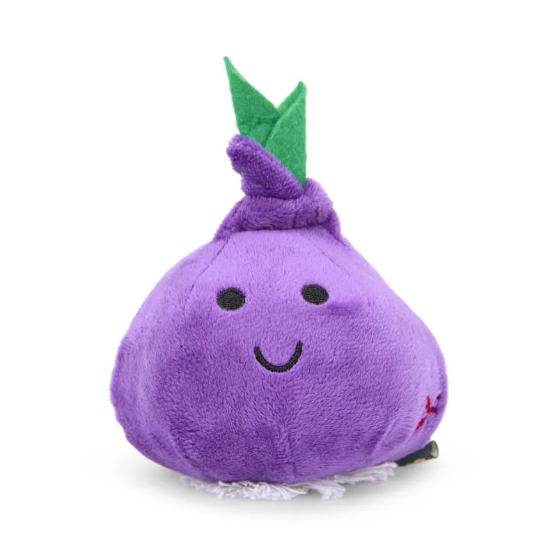 PetFace Reggie Red Onion Plush Dog Toy