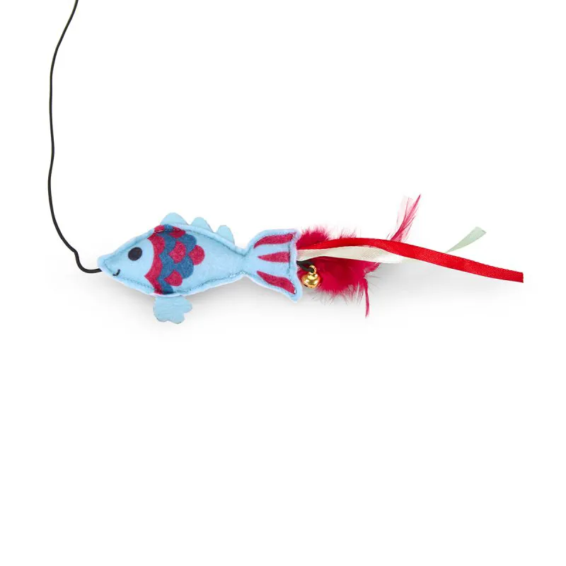 PetFace Catkins Fish Teaser Cat Toy