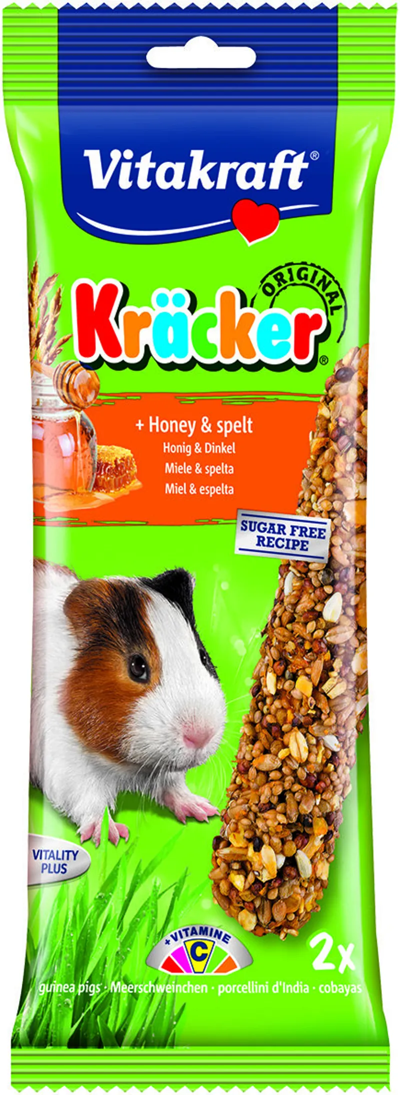 Vitakraft Guinea Pig Honey and Spelt Kracker 112g