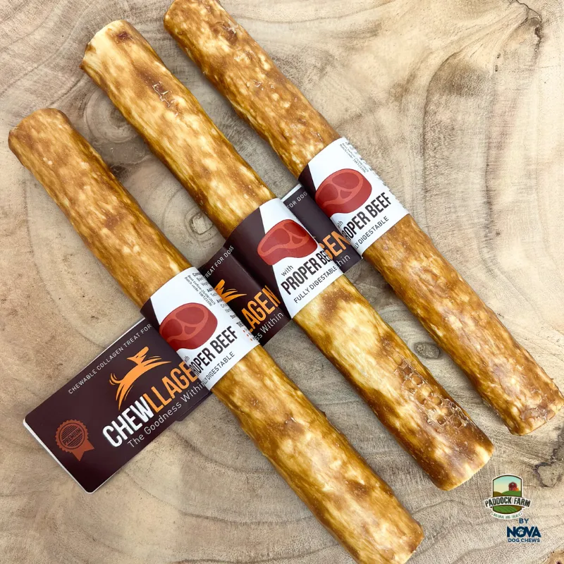 Chewllagen Beef Roll 10in