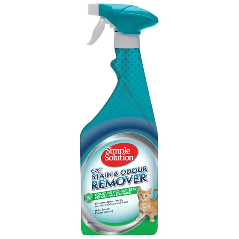 Simple Solution Stain + Odour Remover for Cats 750ml Spray