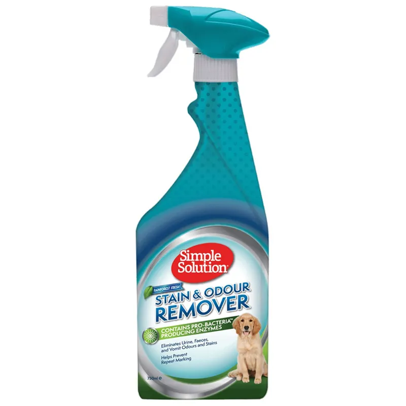 Simple Solution Stain + Odour Remover for Dogs Rainforest Fresh 750ml