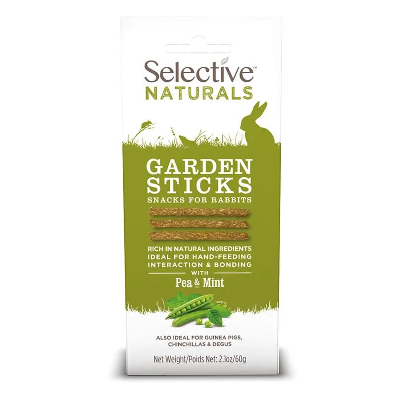 Selective Naturals Rabbit Garden Sticks Pea and Mint