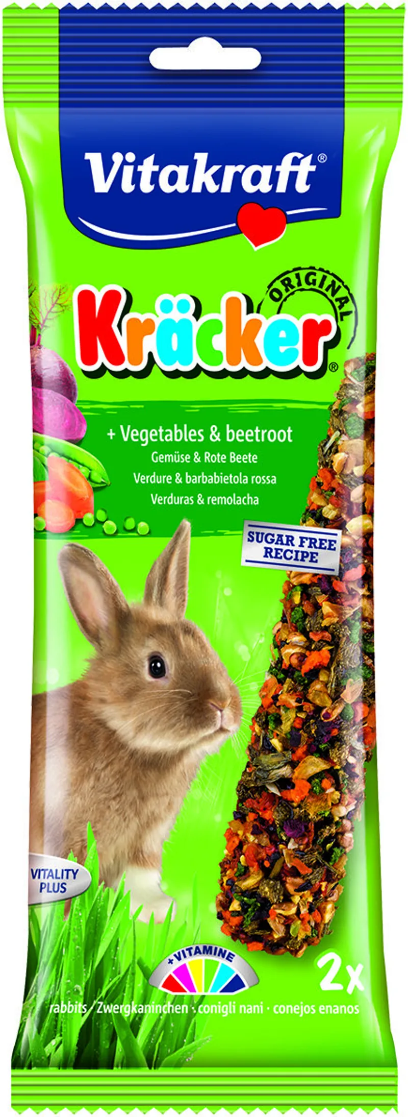 Vitakraft Rabbit Vegetable and Beetroot Kracker 112g