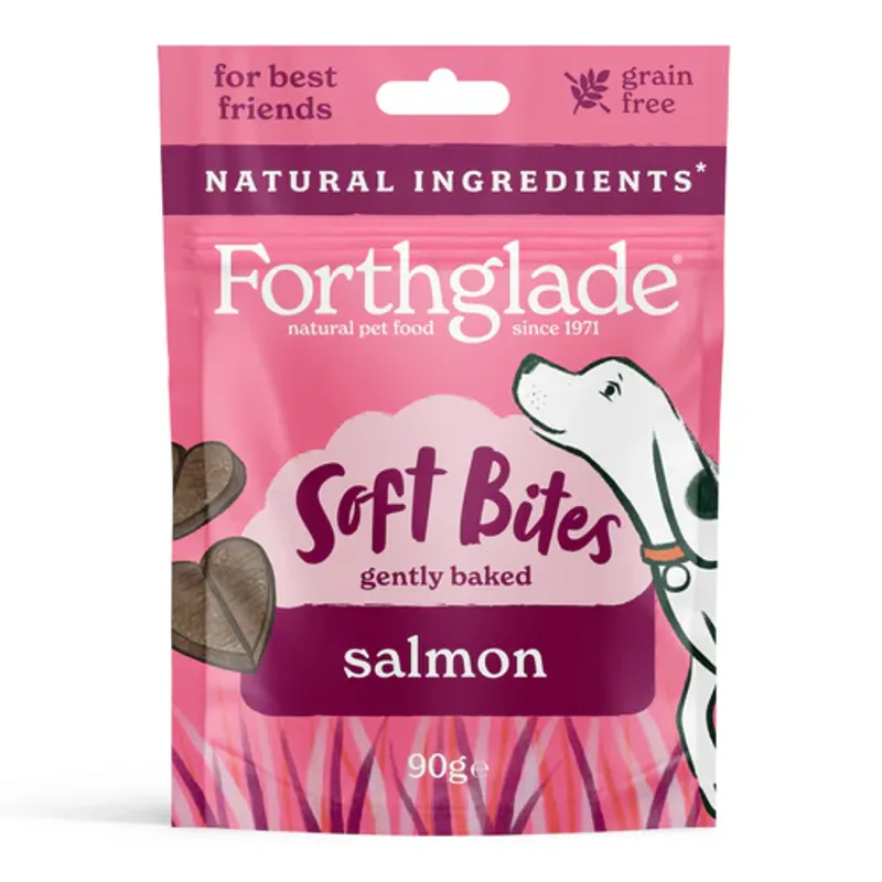 Forthglade Natural Salmon Soft Bites 90g