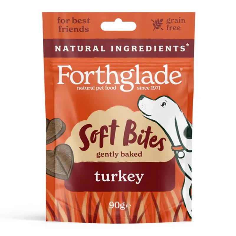 Forthglade Natural Turkey Soft Bites 90g