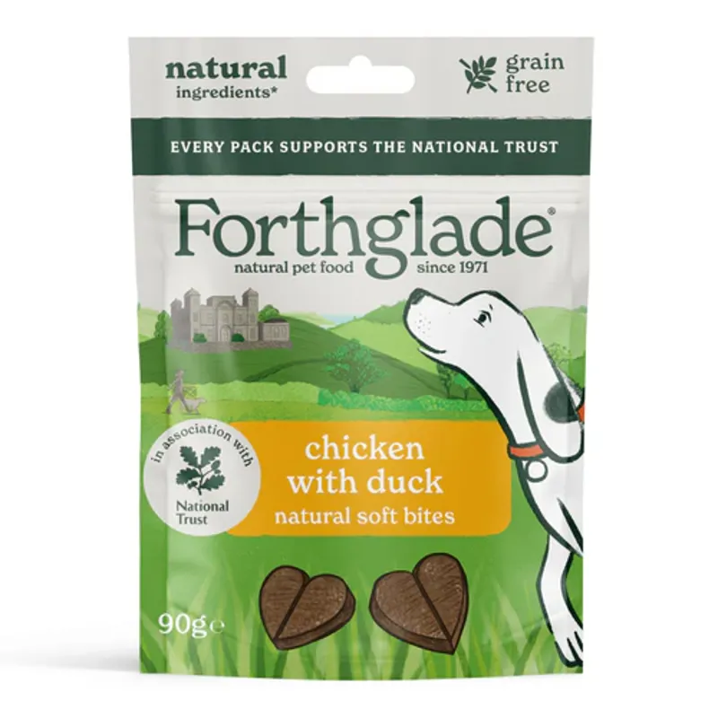 Forthglade Natural Chicken and Duck Soft Bites 90g
