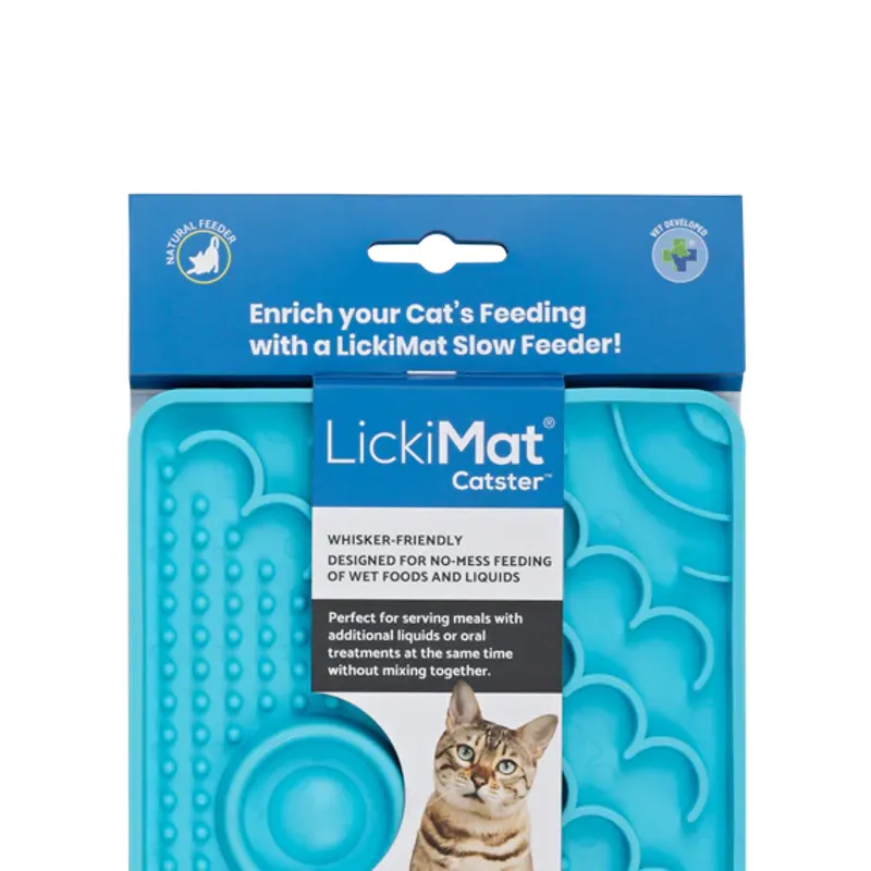 Lickimat Cat Catster Turquoise