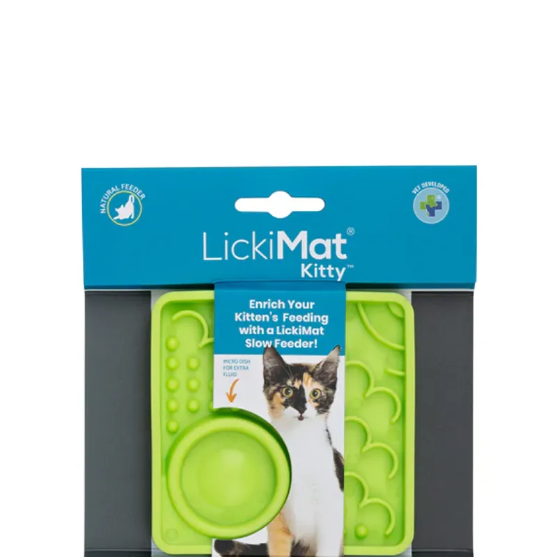 LickiMat Cat Kitty Green