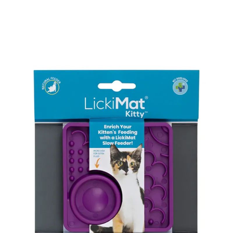 LickiMat Cat Kitty Purple