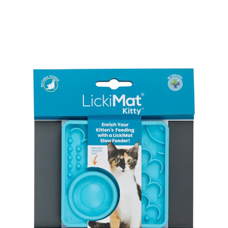Lickimat Cat Kitty Turquoise