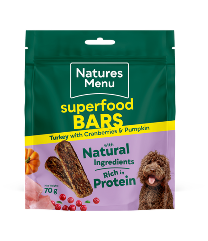 Natures Menu Turkey Superfood Bar 70g