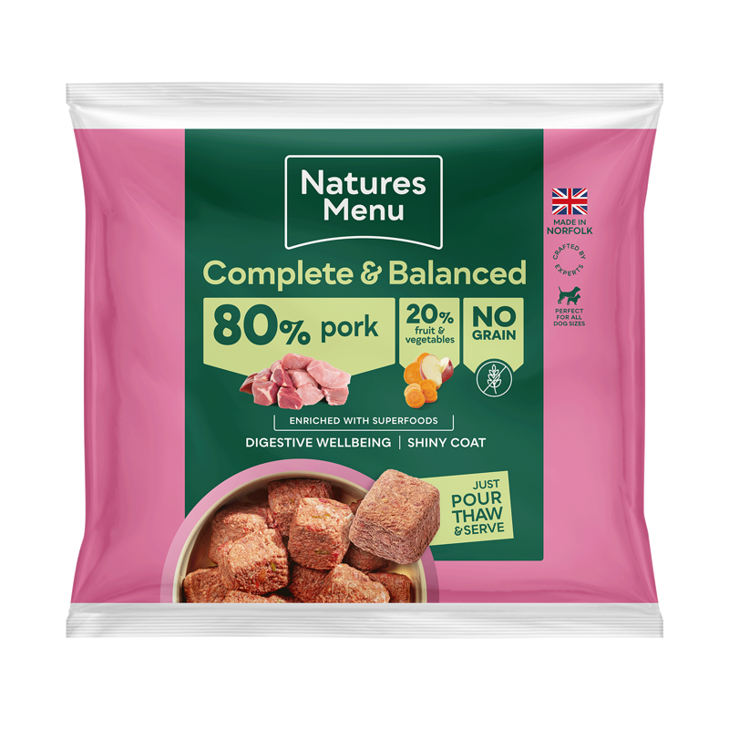 Natures Menu 80/20 Pork with Fruits and Vegetables 1kg