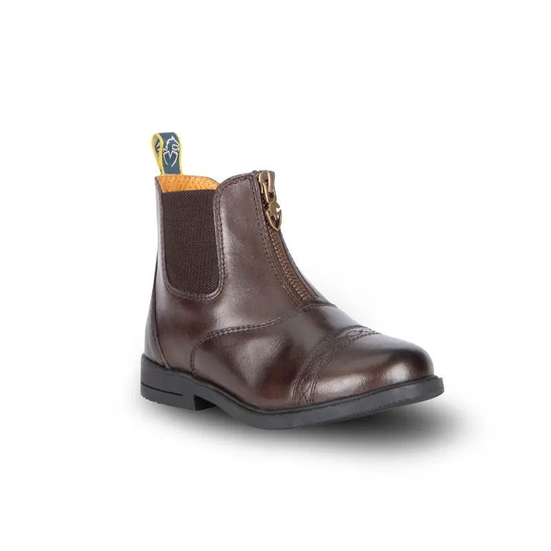 Moretta Materia Paddock Boots - Childs BROWN