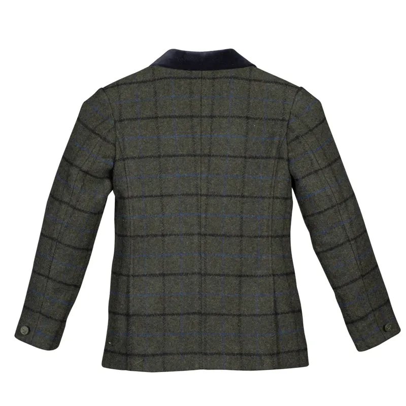 Aubrion Saratoga Jacket - Childs DARK GREEN CHECK-1
