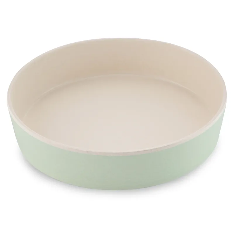 Beco Printed Bamboo Cat Bowl Fresh Mint