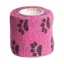 AniWrap Cohesive Bandage 5cm Paw Print Pink