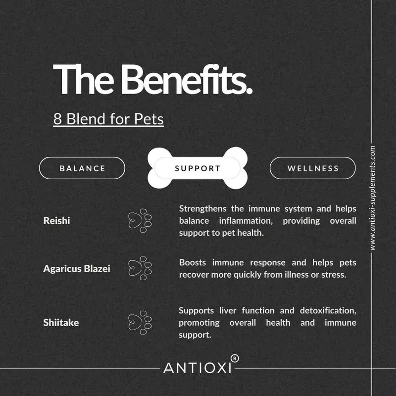 Antioxi 8 Mushroom Pet Blend-4