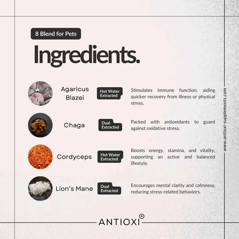Antioxi 8 Mushroom Pet Blend-1
