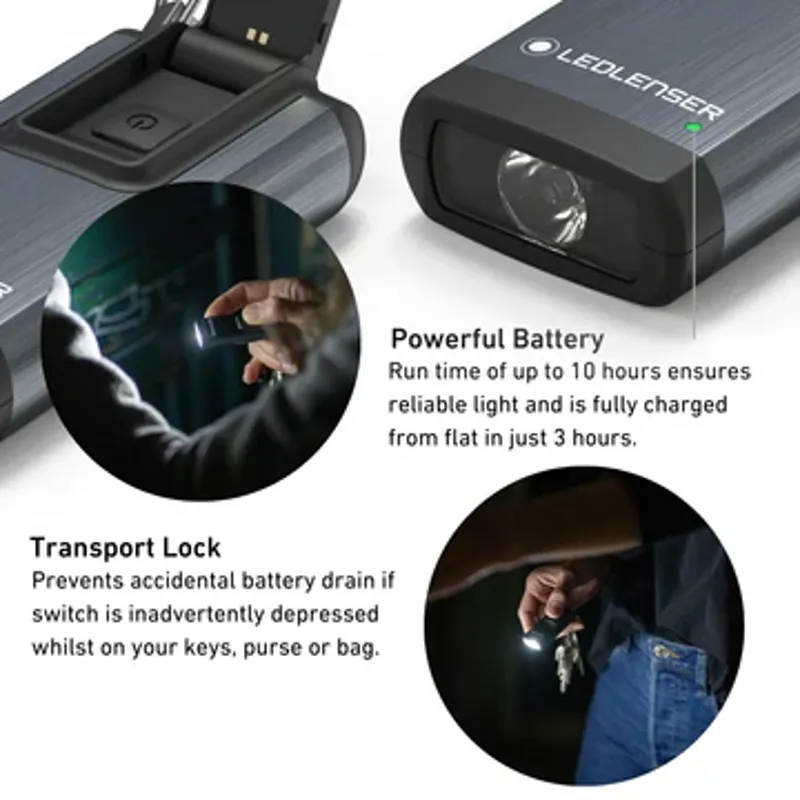 Ledlenser Safety Key-Ring Floodlight and Alarm-3