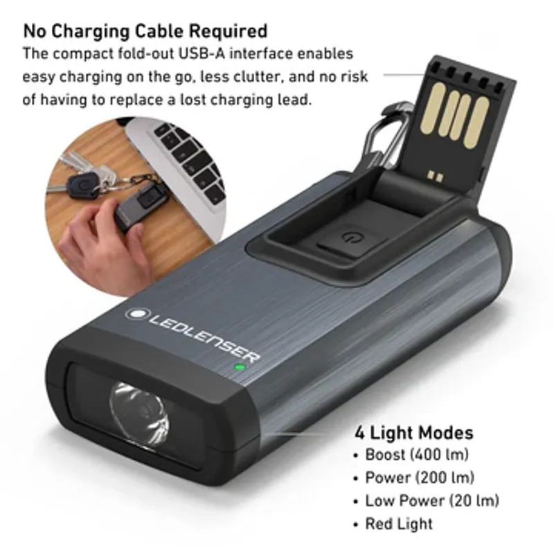 Ledlenser Safety Key-Ring Floodlight and Alarm-4